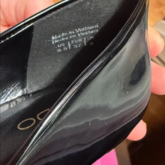 Aldo color block Black and Blue Heels NWOB - Picture 7 of 7